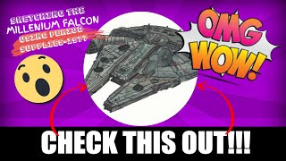 Drawing the Millennium Falcon-Using Tools from 1977!!