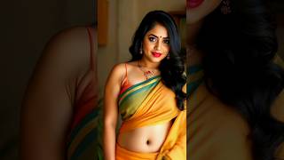 The Allure Of Yellow Net Saree With Black Blouse