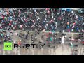 Poland: Drone captures thousands-strong anti-immigration rally in Katowice