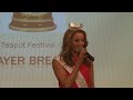Trenton TN video: 2013 Miss Tennessee Shelby Thompson sings at Trenton Teapot Festival Prayer Breakfast