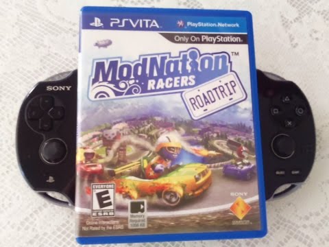 PlayStation Vita: Modnation Racers Road Trip Gameplay Português BR