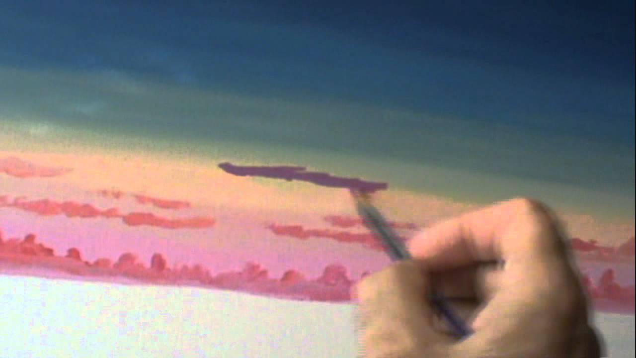 Come dipingere una spiaggia 5 al tramonto con colori ...