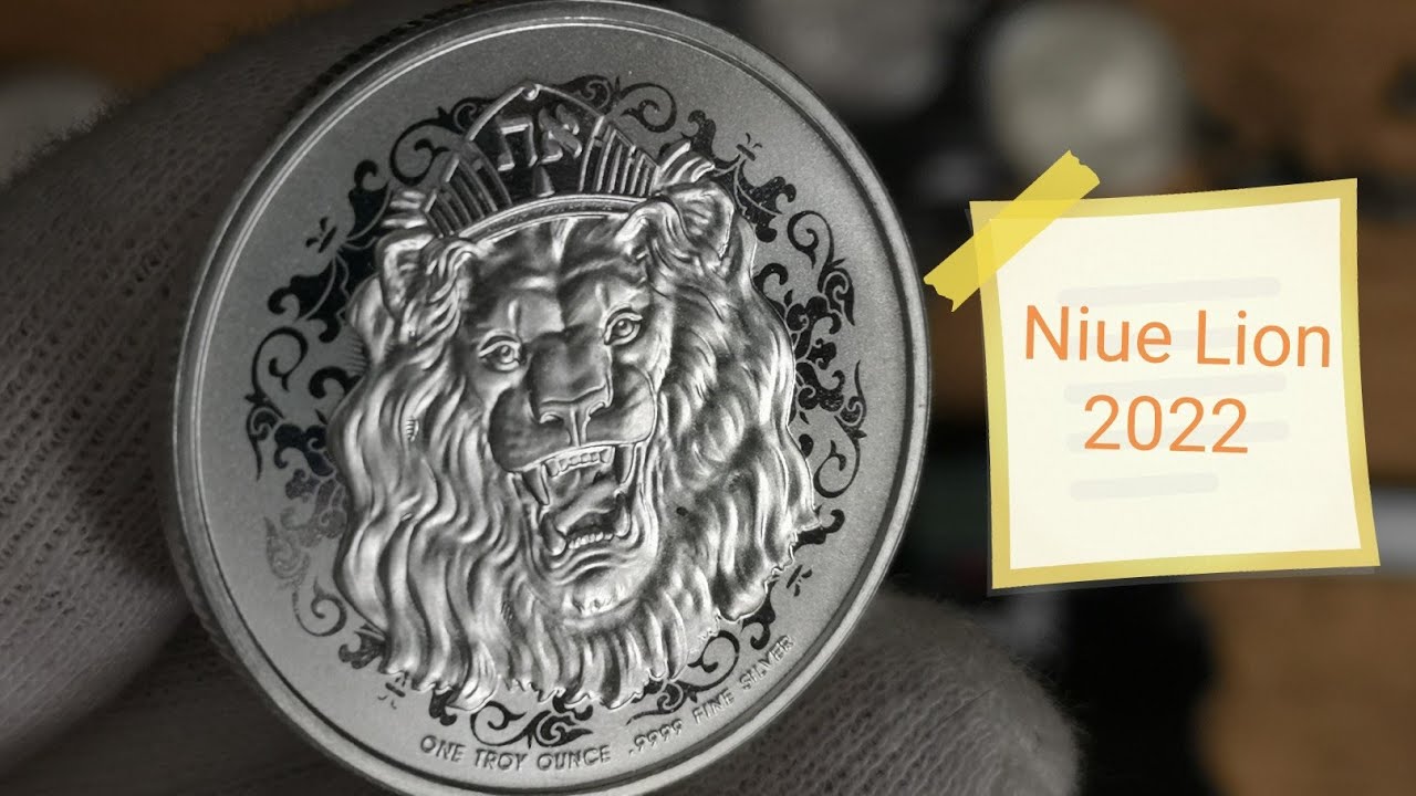 Niue Roaring Lion Head - 1oz silver coin