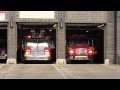 White Plains FD Car 2512 + Ladder 32 Responding