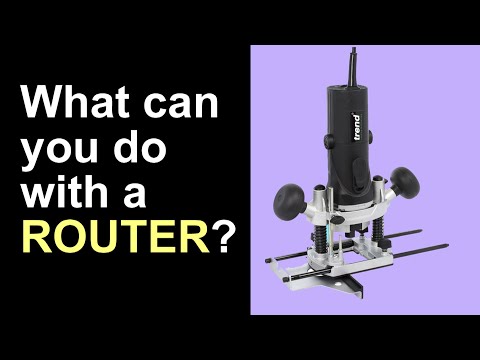 What can you do with a woodworking router? - YouTube