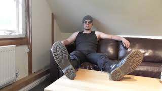 Trailer Dr Marten Boot Worship With Black Calvin Klein Socks