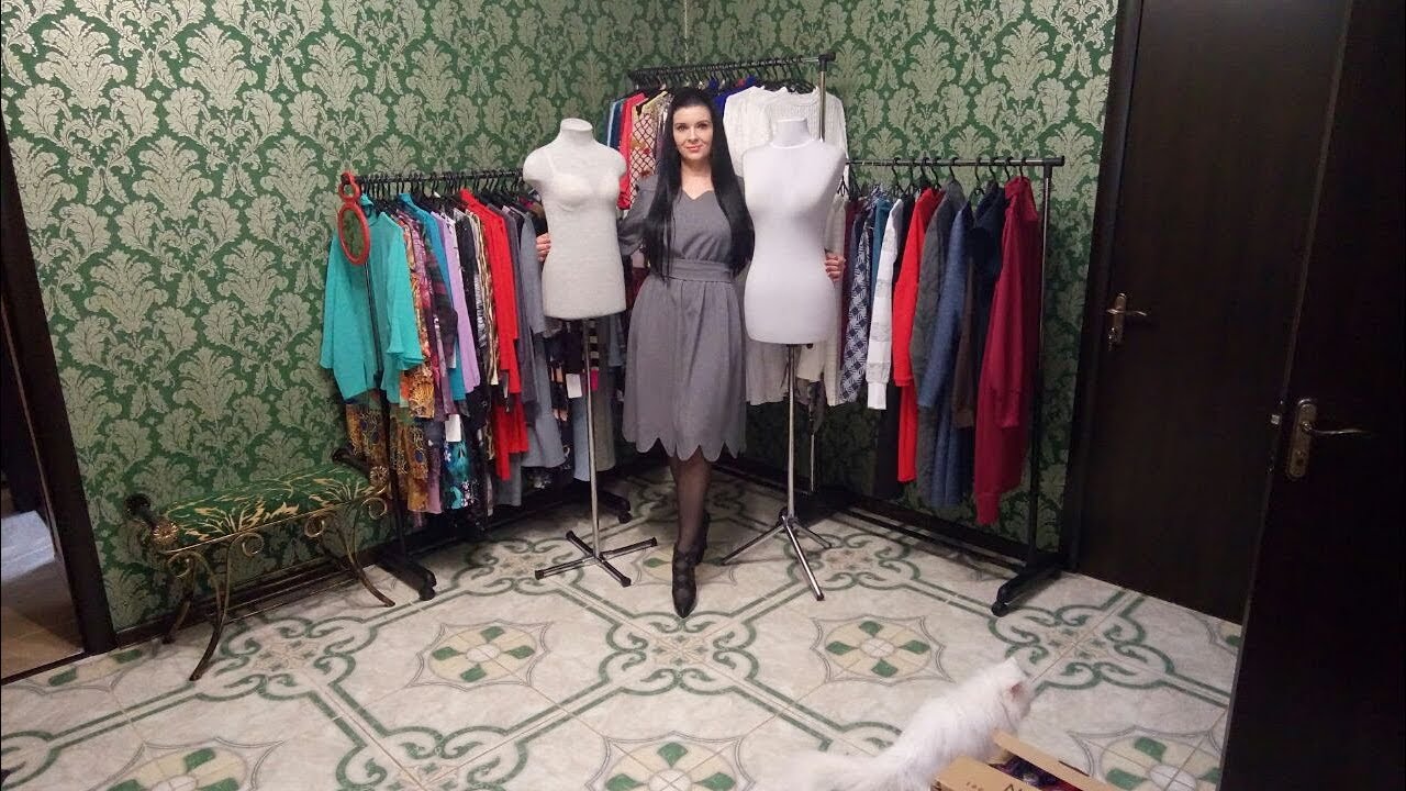 Как сшить платье из полушерсти