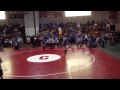 RI Junior Varsity State Wrestling Championships - Kuba 3rd fight