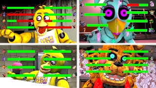 Top 5 Fnaf Movie Vs Fight Animations With Healthbars
