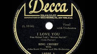 Watch Bing Crosby I Love You video