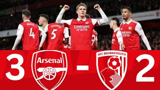 Arsenal vs Bournemouth 3-2 | Highlights | Premier League 22/23