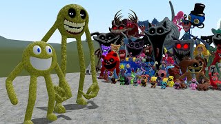 New Roblox Innyume Smiley Vs All Poppy Playtime Chapter 3-1 Monsters In Garry's Mod!