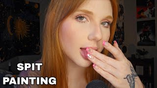 Asmr Spit Finger Painting