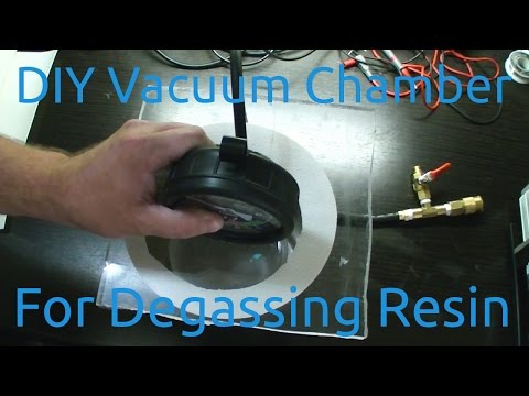 DIY Vacuum Chamber For Degassing Resin & Silicone