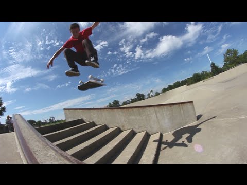 10 Skate Tricks Down 7 Stairs CHALLENGE!