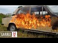 We stuck 500,000 matches to a Lada and...