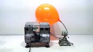 Thomas 2750 Pressure Vacuum Pump Vs Little Orange Balloon