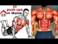 Push ups exercises 💢Targets: Chest, arms, shoulders, core تمارين الجزء العلوي🏠🏠