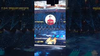 Laser Use For Exo Lay Zhang World Tour In Beijings Birds Nest