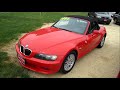 2000 BMW Z3 ROADSTER CONVERTIBLE OVERVIEW, START UP, walk around