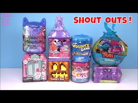 Doorables Vampirina Hotel Transylvania Spooky Minecraft PJ MASKS Trolls Surprise TOYS Unboxing