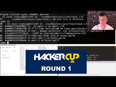 Facebook Hacker Cup 2020 R1 (full score, part 1)