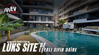 Kuşadası Merkezde Site İçerisinde Eşyalı Sıfır Lüks Daire I Kuşadası Satılık Daire 1616