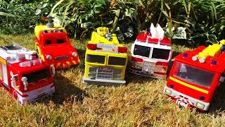 Feuerwehrmann Fireman Sam Top 5 Fire Engines inc., Jupiter Fire Engine + VENUS Fire Truck kids video