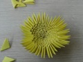2 - 3D Origami - Flower - Yellow Tulip With Leaf - (how To Make)