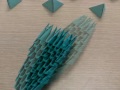 3 - 3D Origami - Flower - Yellow Tulip With Leaf - (how To Make)