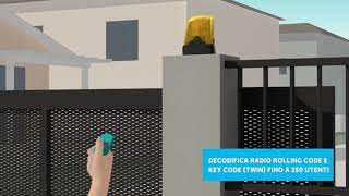 CAME BX, il motore per cancello automatico scorrevole con App per la gestione da remoto