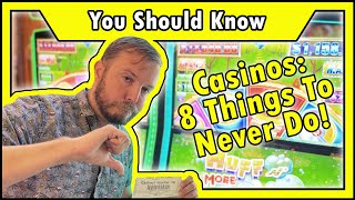 8 Things To Never Do In A Casino! • The Jackpot Gents