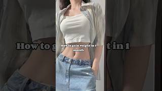 How To Gain Weight In Just 1 Month Weight Gain Workout For Women