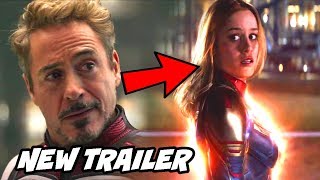Captain Marvel Saves Tony Avengers Endgame New TV Spot Breakdown Hindi