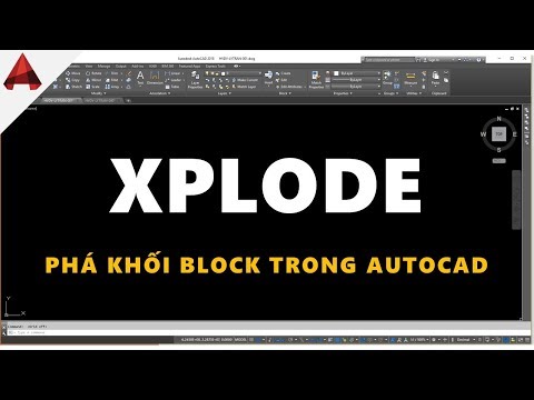 Không thể phá khối EXPLODE được Block trong autocad // Lệnh X (xplode) // Mẹo vặt autocad