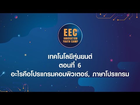 Ep6 อะไรคือโปรแกรมคอมพิวเตอร์ ภาษาโปรแกรม