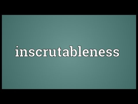 Header of inscrutableness