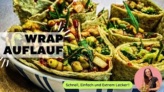 Wrap Auflauf ⭐ Mexikanische Küche ⭐  vegetarisch ⭐ Tortilla Wraps TikTok