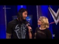 Roman Reigns looks above Big Show to the Royal Rumble: SmackDown, January 22, 2015