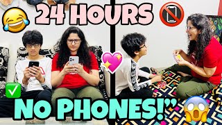 No Gadgets For 24 Hours Challenge Mom & Son Go Offline Life With Us Two
