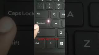 Caps Lock Key Use In Computer Laptops