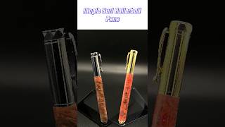 Double Maple Burl Rollerball Pens