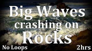 2hrs Big Waves On Rocks 34 No Loops 34 34 Sleep Sounds 34 2hrs Big Waves On Rocks 34 No Loops 34 34 Sleep Sounds 34