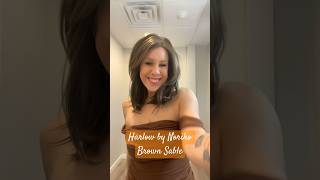 Harlow In Brown Sable By Noriko Rene Of Paris. The Perfect Throw And Go Wig
