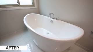 Master Bathroom Renovation Goes with Neutral Look
