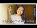 WHAT A FRIEND WE HAVE IN JESUS  (ukulele cover + lyrics and chords)