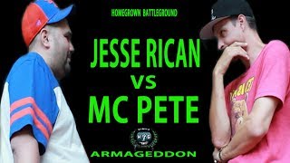 40oz Jesse Rican vs MC PETE | Homegrown Battleground | Hosted By QP