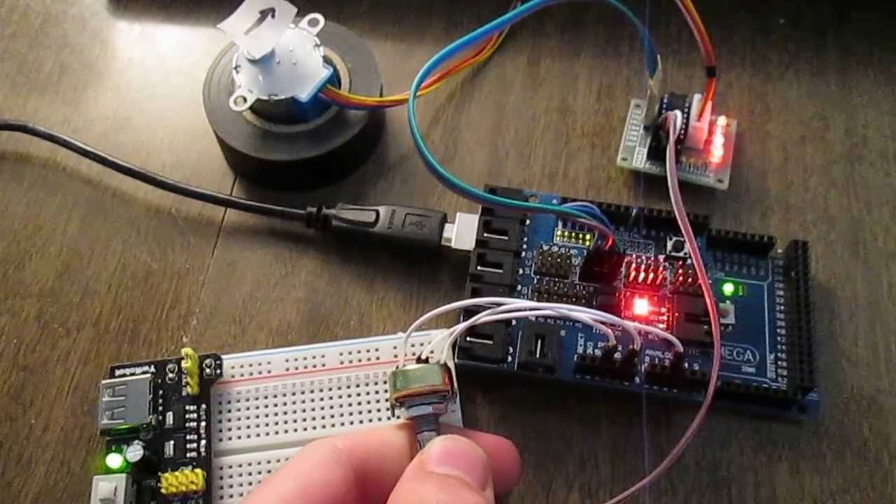 Stepper Motors and Arduino: 28BYJ-48 with ULN2003 - YouTube