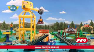 Robocar Poli Die Cast Playset