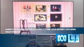 Harry Potter And The Philosophers Stone 2016 Reprint Dvd Menu Walkthrough